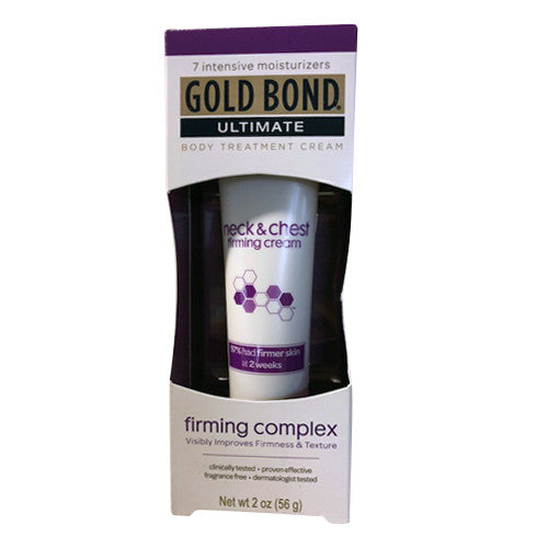 Gold Bond Ultimate 7 Intensive Moisturizers Firming Neck and Chest Cream, 2 oz